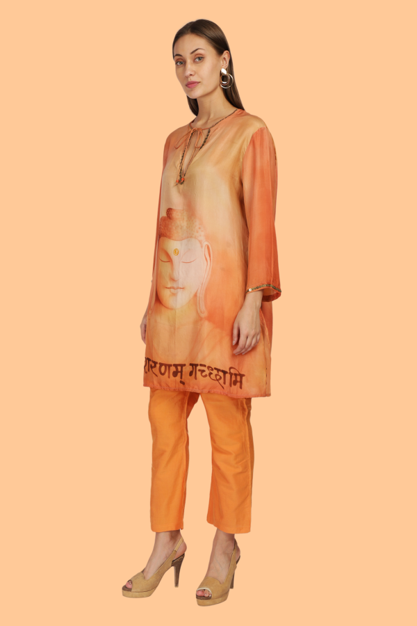 Buddha Hand Painted Kaftan - Image 5