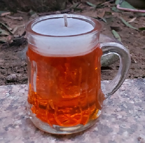 Beer Shaped Candle