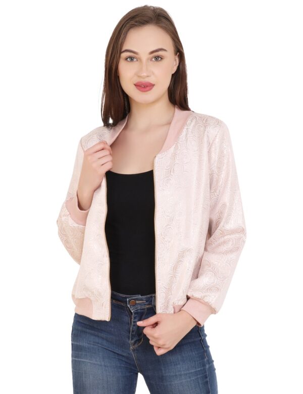 Jacquard Bomber Jacket - Image 4