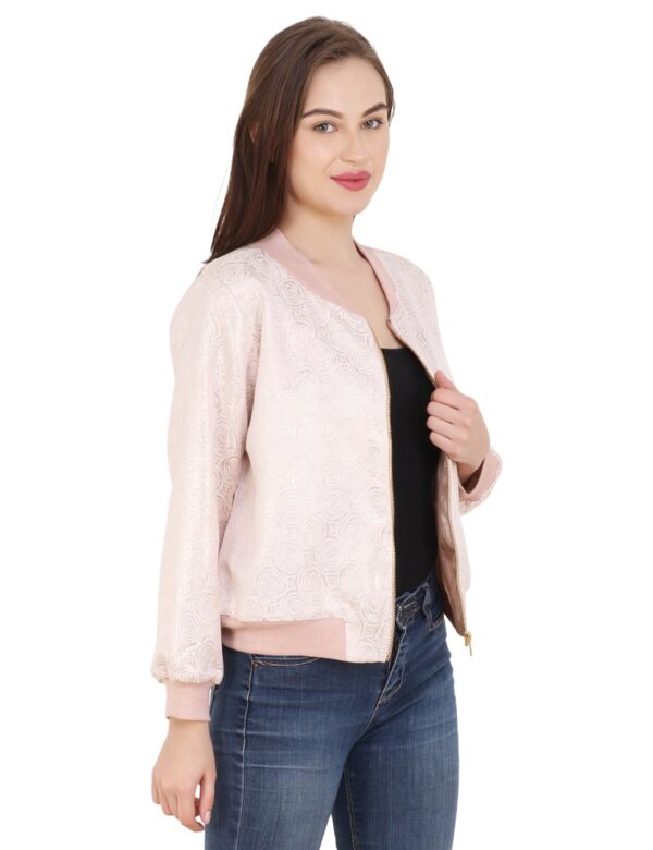 Jacquard Bomber Jacket - Image 3