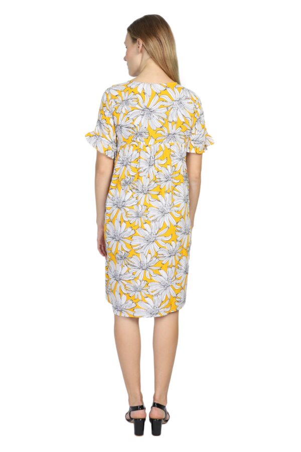 Floral Yellow Summer Dress - Image 6