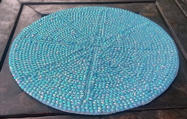 Blue Ocean Round placemat - Image 3