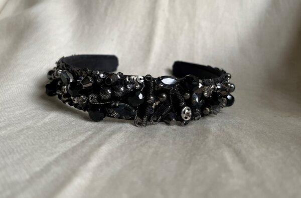 Black Fantasy Head Gear - Image 3