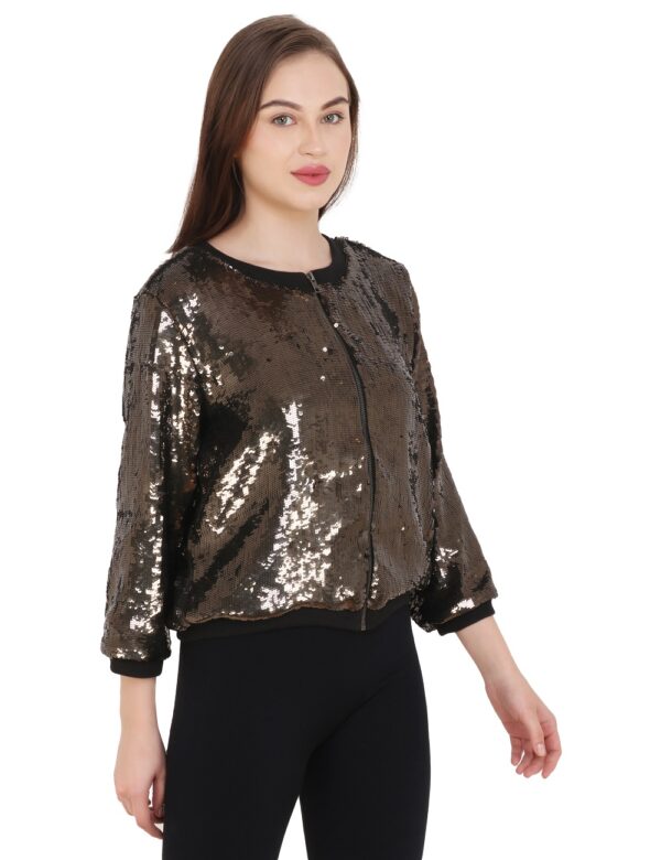 Bomber jacket in Sequins - Image 3
