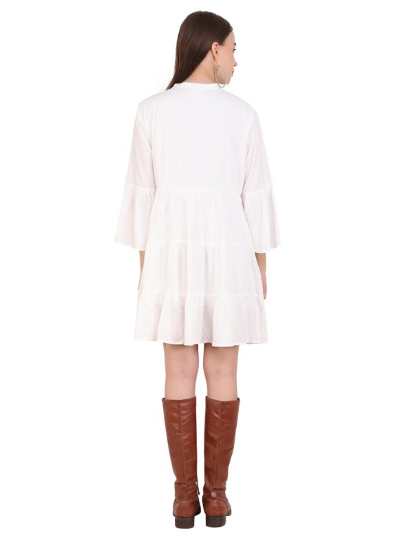 White Frill Dress - Image 6