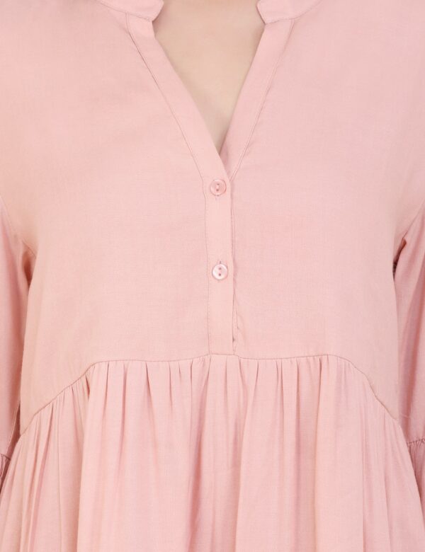 Plum Frill Dress - Image 5
