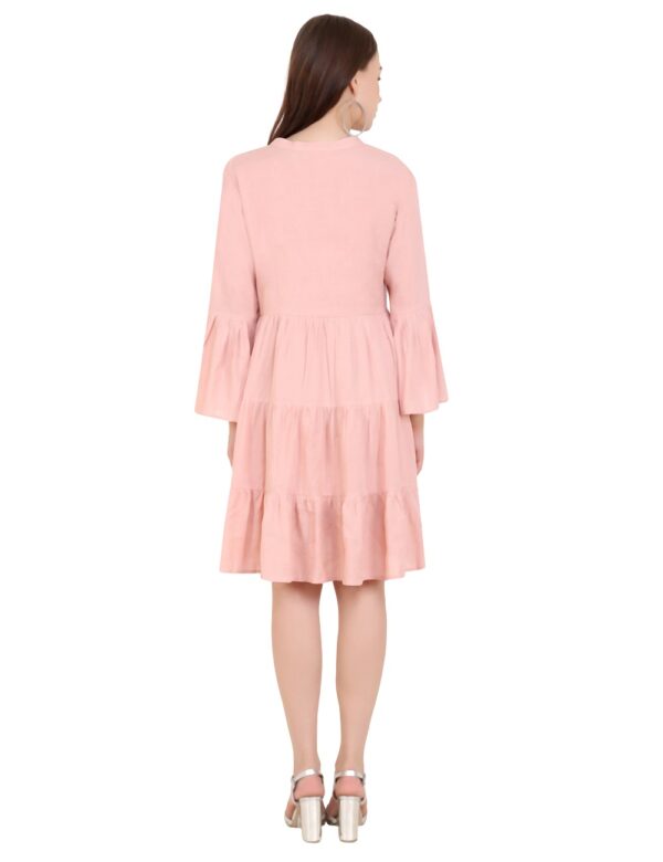 Plum Frill Dress - Image 6