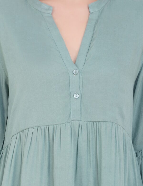 Sage Frill Dress - Image 5