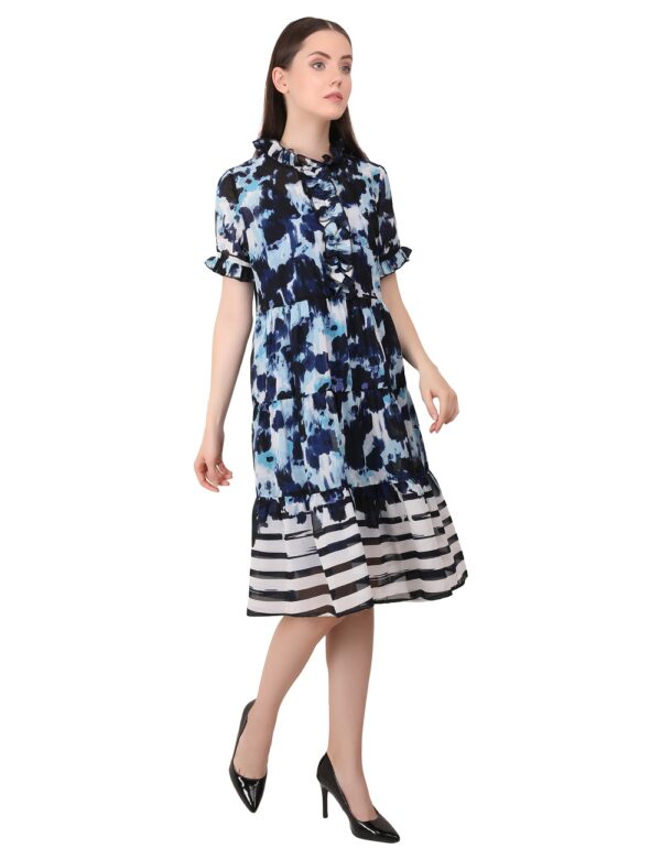 Georgette Frill Dress - Image 3