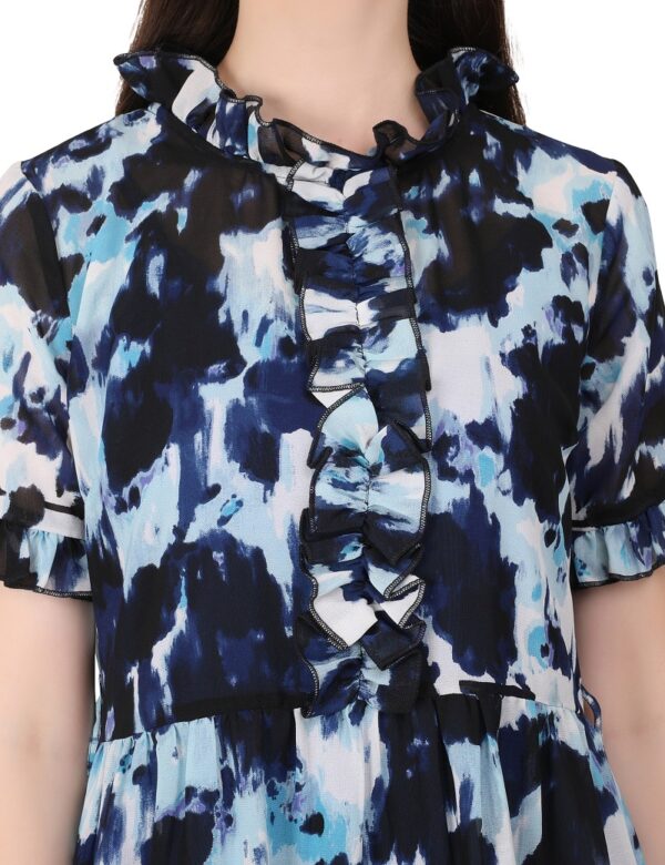 Georgette Frill Dress - Image 5