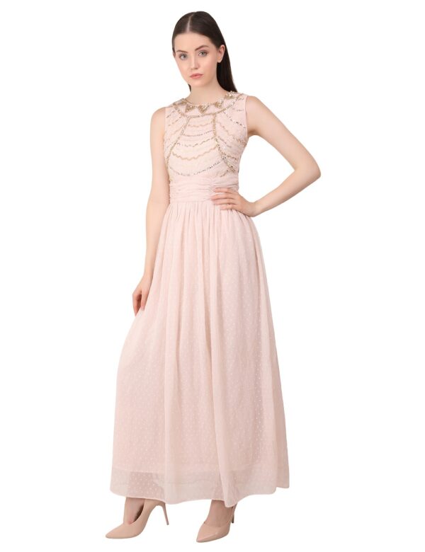 Pastel embroidered Gown - Image 5