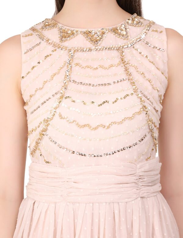 Pastel embroidered Gown - Image 6