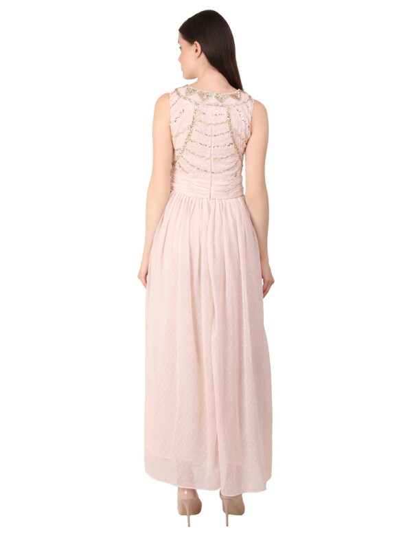 Pastel embroidered Gown - Image 7
