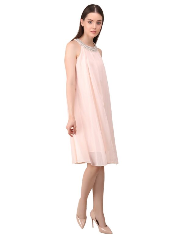 Halter embroidered Dress - Image 4