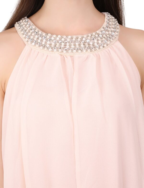 Halter embroidered Dress - Image 6