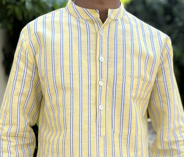 Striped Linen Kurta